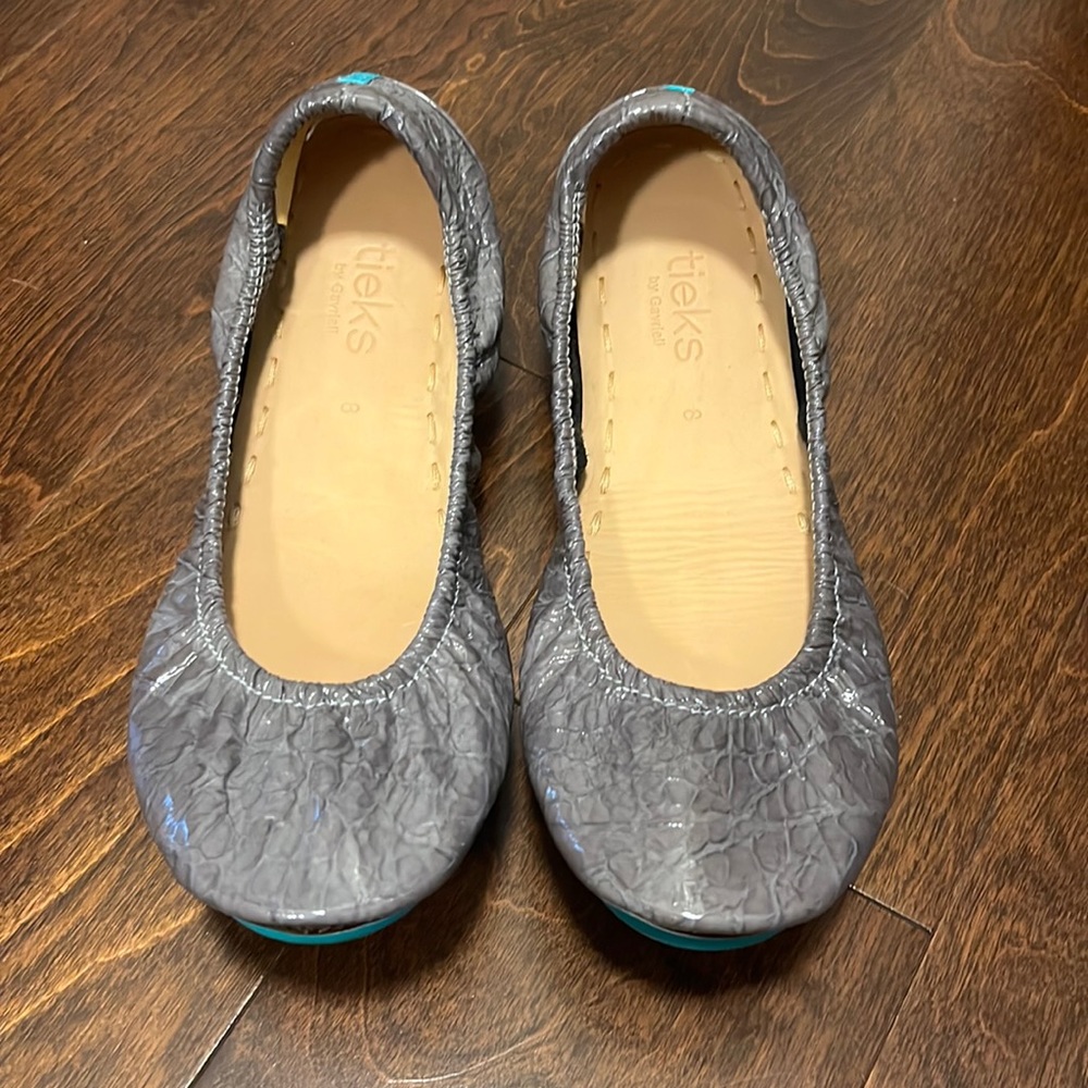 Tieks Slate Gray Croc